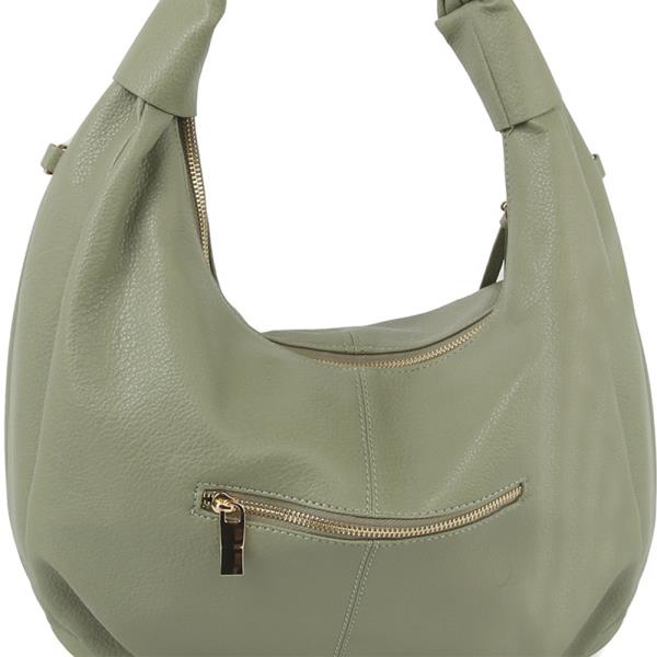 SMOOTH SHOULDER HOBO BAG