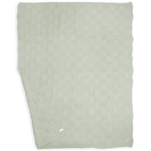 SOLID KNIT REVERSIBLE THROW BLANKET