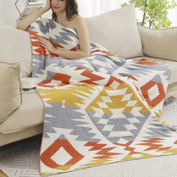 TRIBAL REVERSIBLE THROW BLANKET