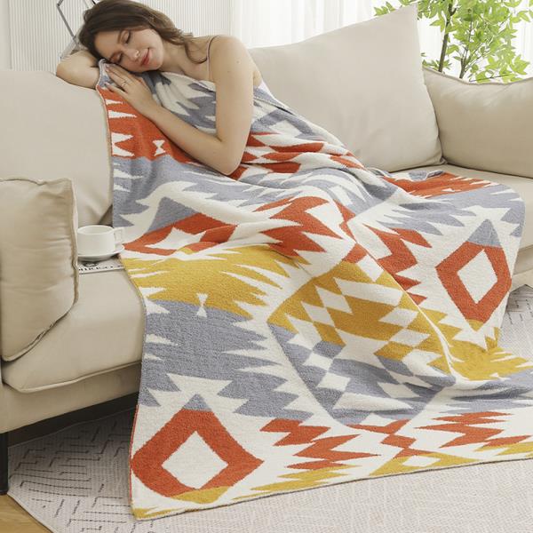 TRIBAL REVERSIBLE THROW BLANKET