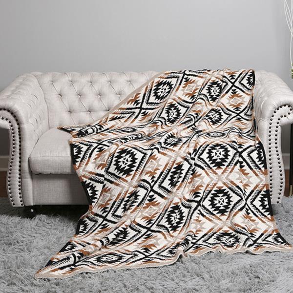 TRIBAL REVERSIBLE THROW BLANKET