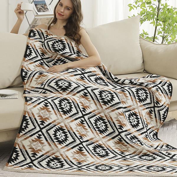 TRIBAL REVERSIBLE THROW BLANKET