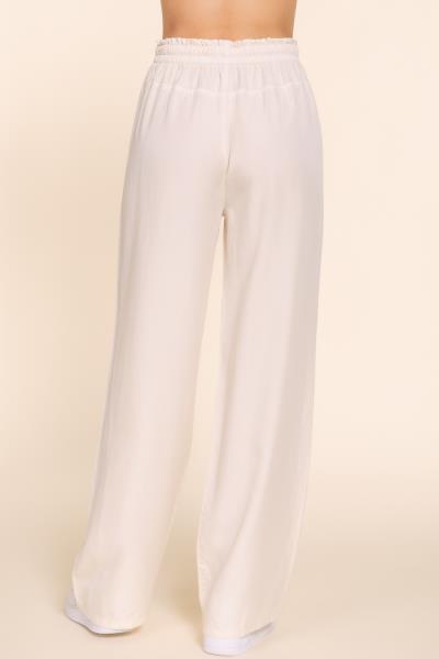 ($15.75 x 6 PCS) ELASTIC WAIST TENCEL LONG PANTS