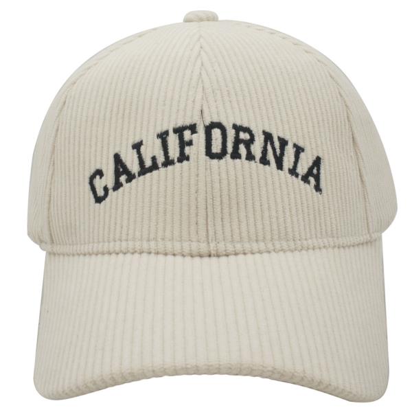 CORDUROY CALIFORNIA FASHION BALL CAP