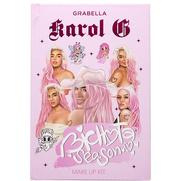 GRABELLA KAROL G MAKE UP KIT PALETTE BOOKLET