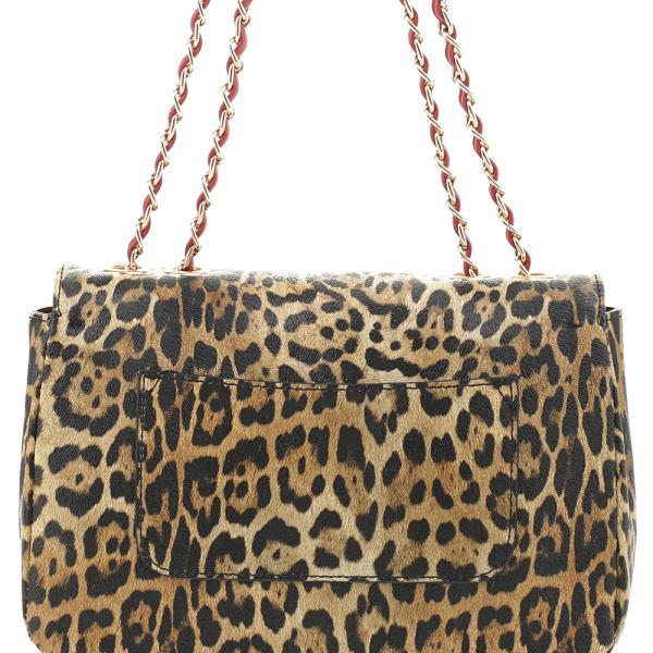 TWIST LEOPARD PRINT CHIC CROSSBODY BAG