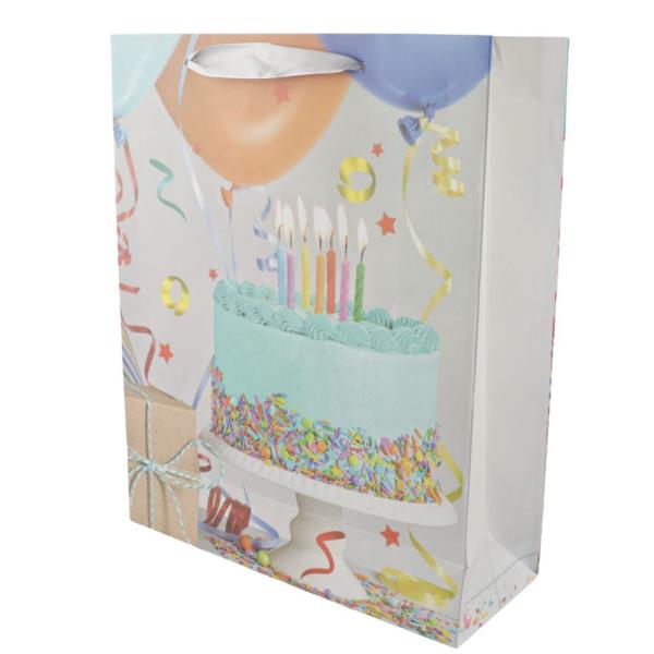 HAPPY BIRTHDAY PAPER SHOPPING BAG (12 UNITS)