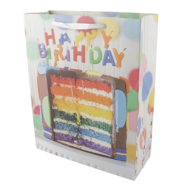 HAPPY BIRTHDAY PAPER SHOPPING BAG (12 UNITS)