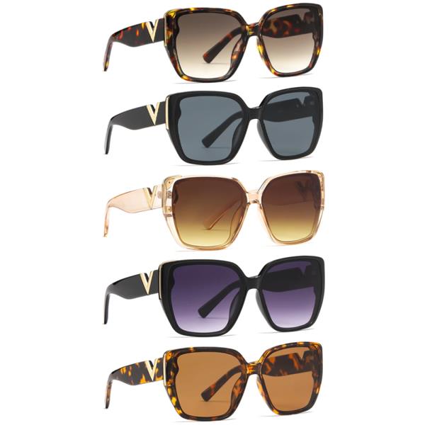 SQUARE BUTTERFLY SUNGLASSES 1DZ