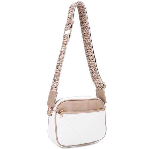 FASHION ZIPPER CROSSBODY BAG