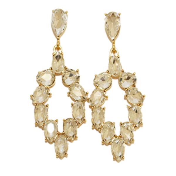 CRYSTAL STONE EARRING