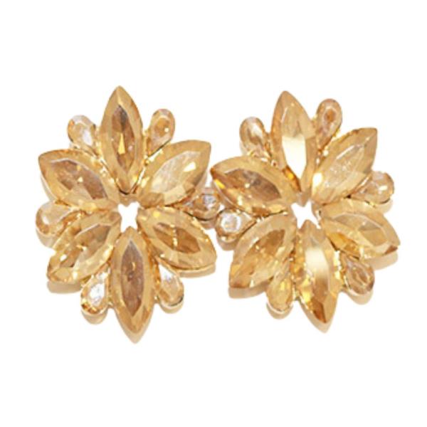 FLOWER RHINESTONE EARRING