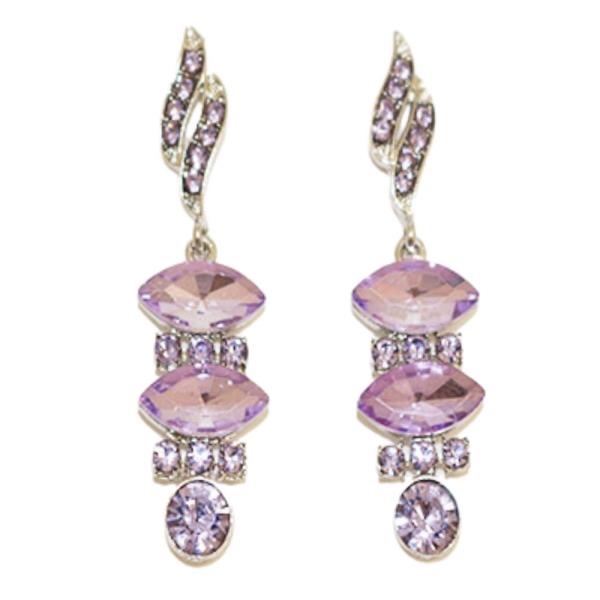 RHINESTONE DANGLE EARRING