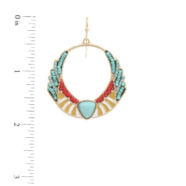 WESTERN STYLE DNAGLE EARRING