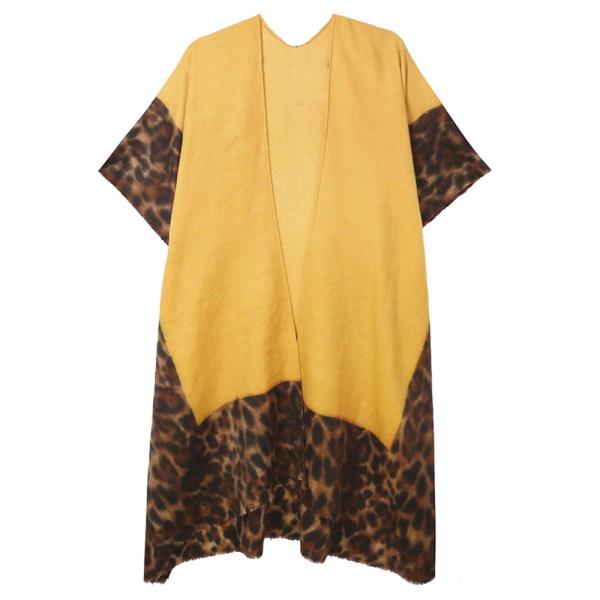 LEOPARD BORDER COZY KIMONO