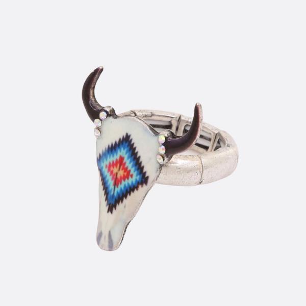 WESTERN STYLE CATTLE HEAD RING