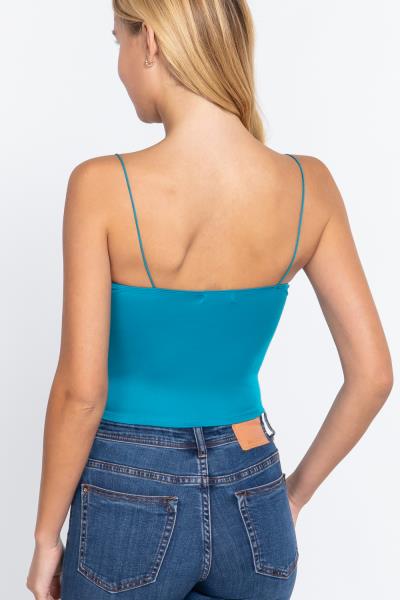 ($2.40 x 6 PCS) 2-PLY DTY BRUSHED KNIT CAMI TOP