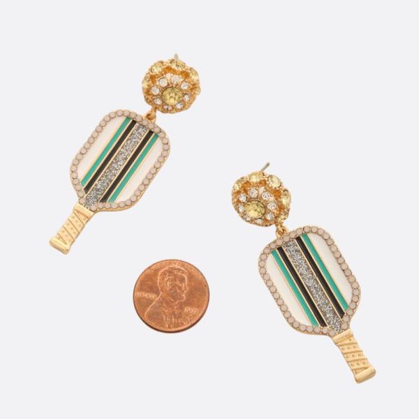 PICKLEBALL DANGLE EARRING