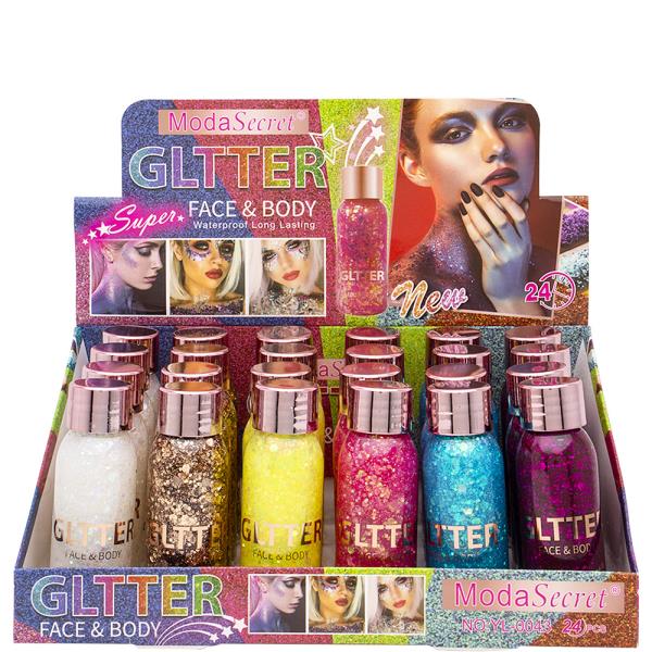 24 HOUR GLITTER FACE AND BODY (24 UNITS)