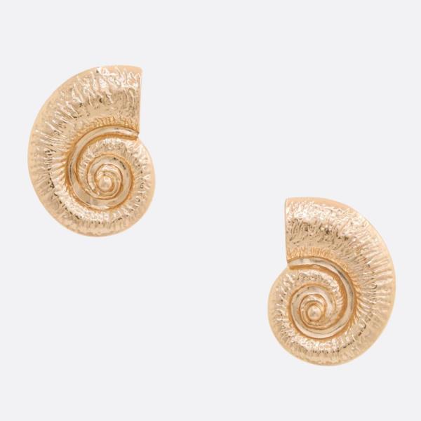 SODAJO SEASHELL METAL EARRING