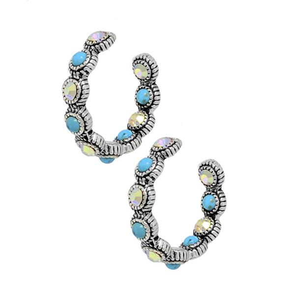 WESTERN HOOP EARRING