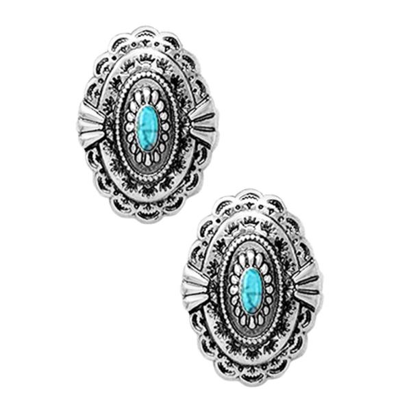 WESTERN POST EARRING