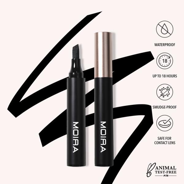 MOIRA JUMBO EDGE LIQUID LINER (001, BLACK)