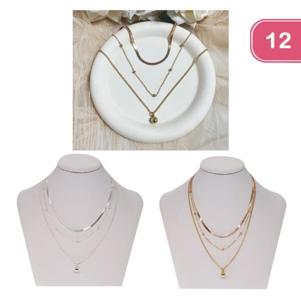 STACKABLE NECKLACE (12 UNITS)