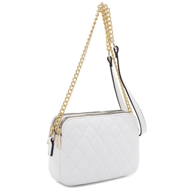 QUILTED CHIC ZIPPER CROSSBODY BAG