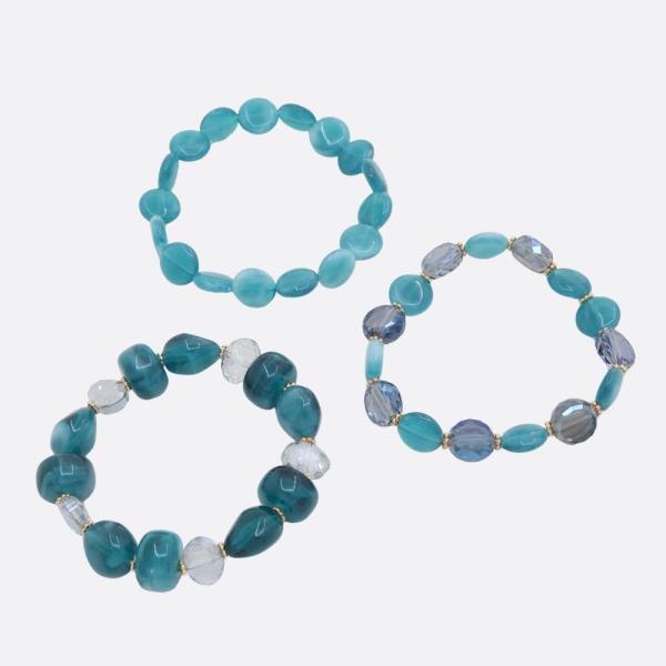 CHUNKY BEAD BRACELET SET