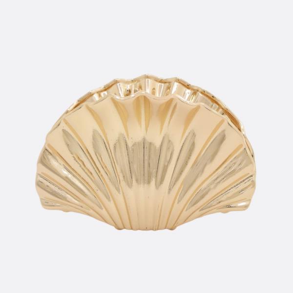 SEASHELL METAL CLAW HAIR CLIP