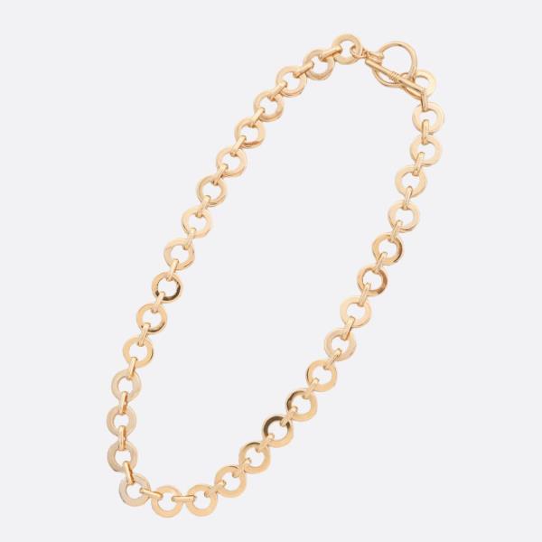 CIRCLE LINK METAL NECKLACE