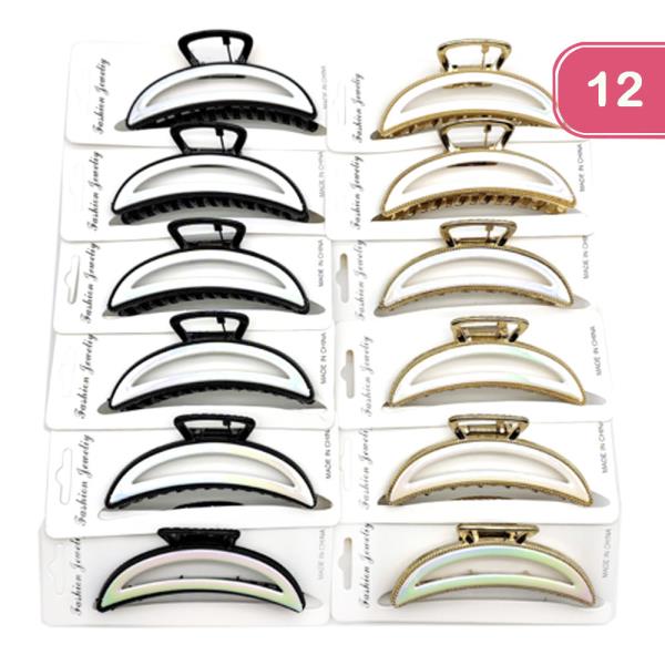 JAW HAIR CLIP (12 UNITS)