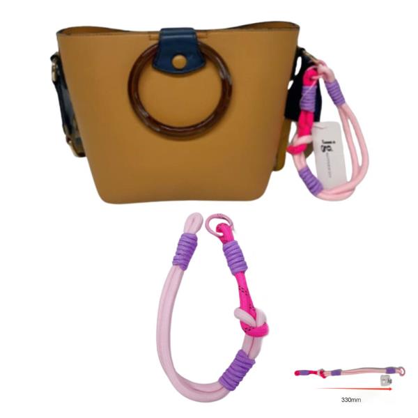 BRAID ROPE KEYCHAIN BAG CHARM