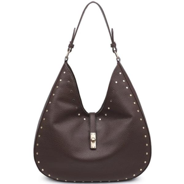 TURN LOCK LOOP OLIVIA SHOULDER HOBO BAG