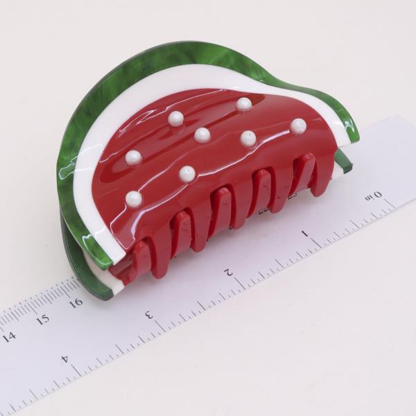 WATERMELON HAIR CLAW JAW CLIP