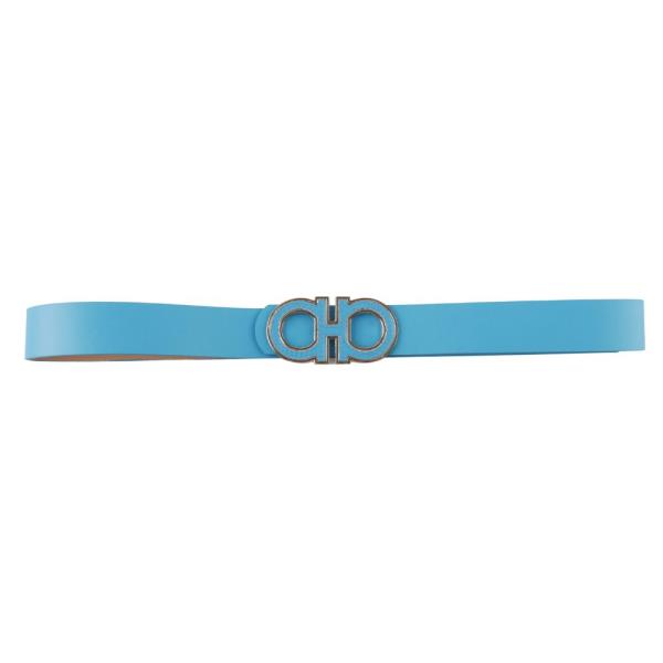 DOUBLE ROUND COLOR BUCKLE BELT