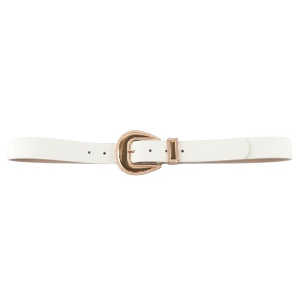 METAL U BUCKLE BELT