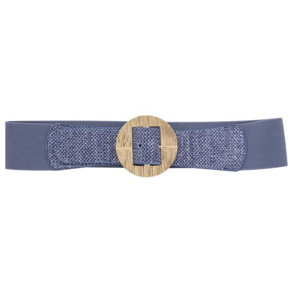 CIRCLE DESIGN ELASTIC BUCKLE BELT