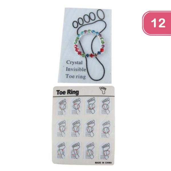 MULTI TOE RINGS (12 UNITS)