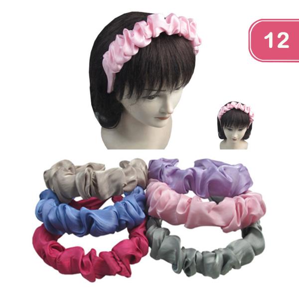 RUFFLE HEADBAND (12 UNITS)