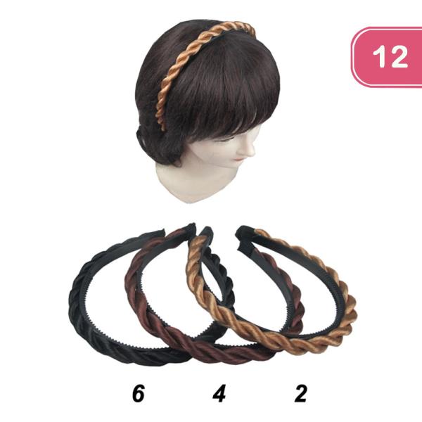 BRAIDED HEADBAND (12 UNITS)