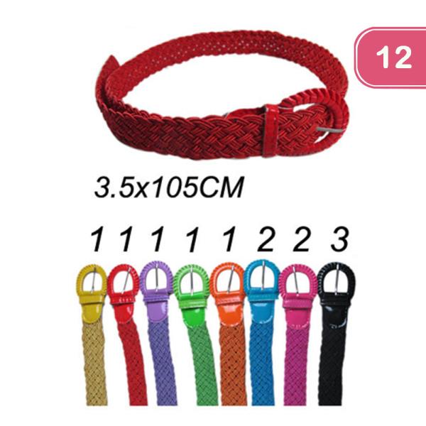 BRAIDED BELT (12 UNITS)