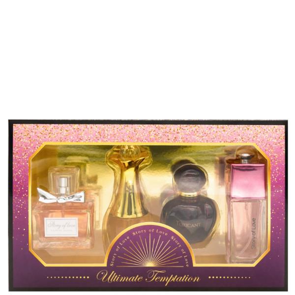 STORY OF LOVE ULTIMATE TEMPTATION FRAGRANCE PERFUME 4 PC GIFT SET