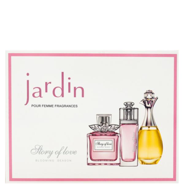 STORY OF LOVE JARDIN FRAGRANCE PERFUME 3 PC GIFT SET