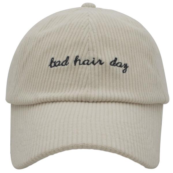 CORDUROY BAD HAIR DAY CAP