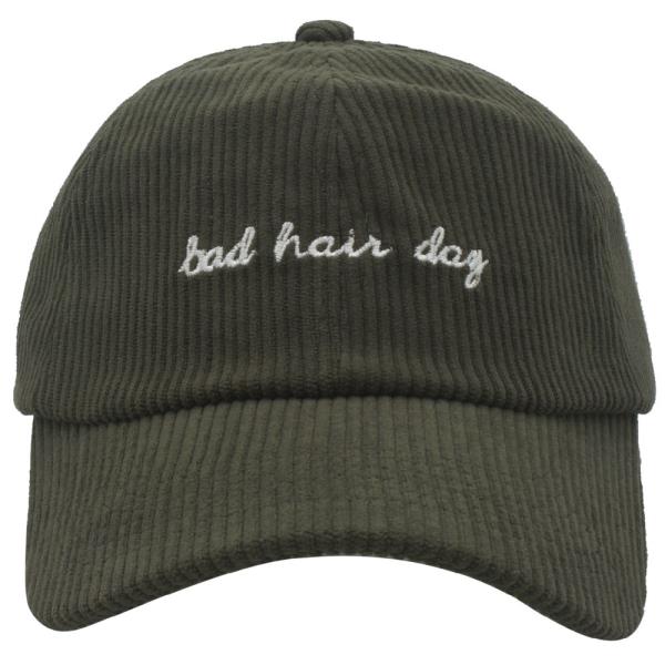 CORDUROY BAD HAIR DAY CAP