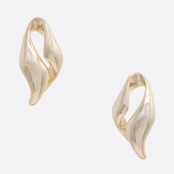 SODAJO METAL GOLD DIPPED EARRING