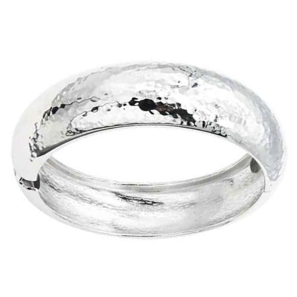 STAINLESS STEEL HINGED BANGLE BRACELET