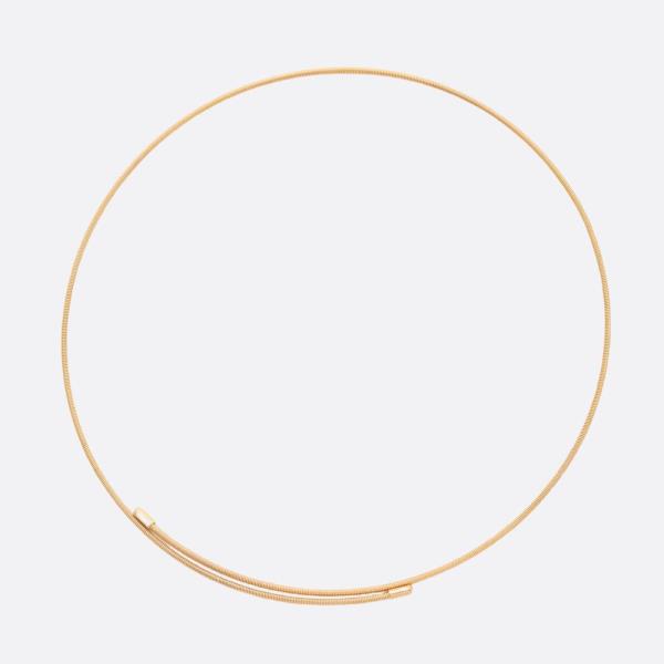 SODAJO METAL GOLD DIPPED CHOKER